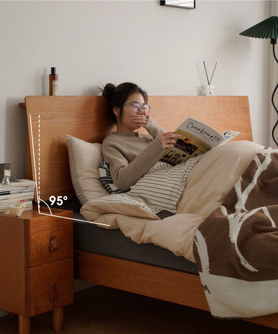 Mori Home - Utopia 樱桃木實木床架