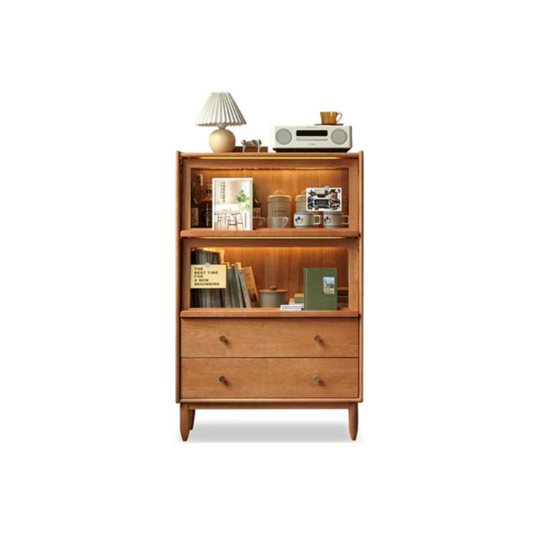 Cherry Rain 實木LED燈餐邊櫃 - mori home