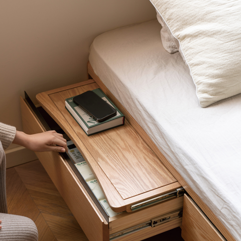 Embrace 實木床架-mori home Embrace 實木床架-mori home