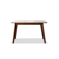 <tc>Walnut Sintered Stone Dining Table</tc>