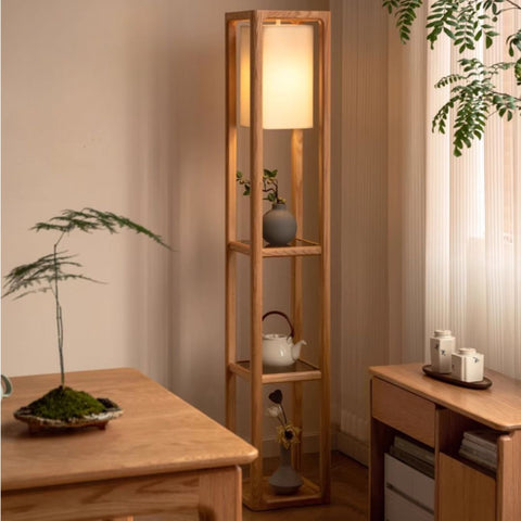 吊燈置物架,採用北美FAS級橡木,具三檔調節燈光及實用層板設計 吊燈置物架,採用北美FAS級橡木,具三檔調節燈光及實用層板設計