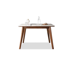 <tc>Walnut Sintered Stone Dining Table</tc>
