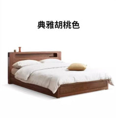 Mori Home - Seattle 柔光燈橡木油壓床架