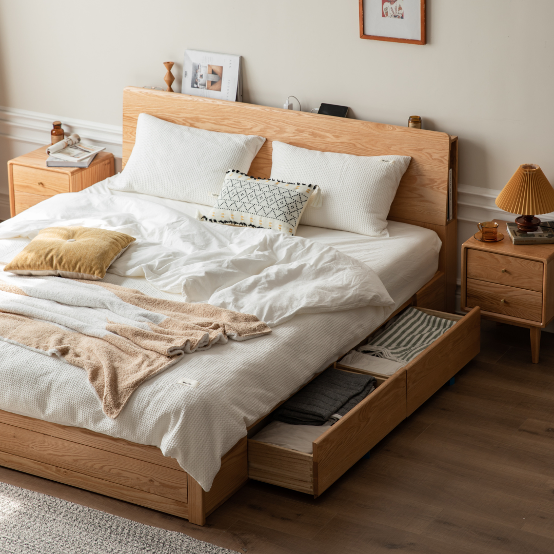 Dora LED燈連櫃桶油壓床