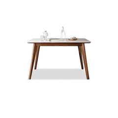<tc>Walnut Sintered Stone Dining Table</tc>