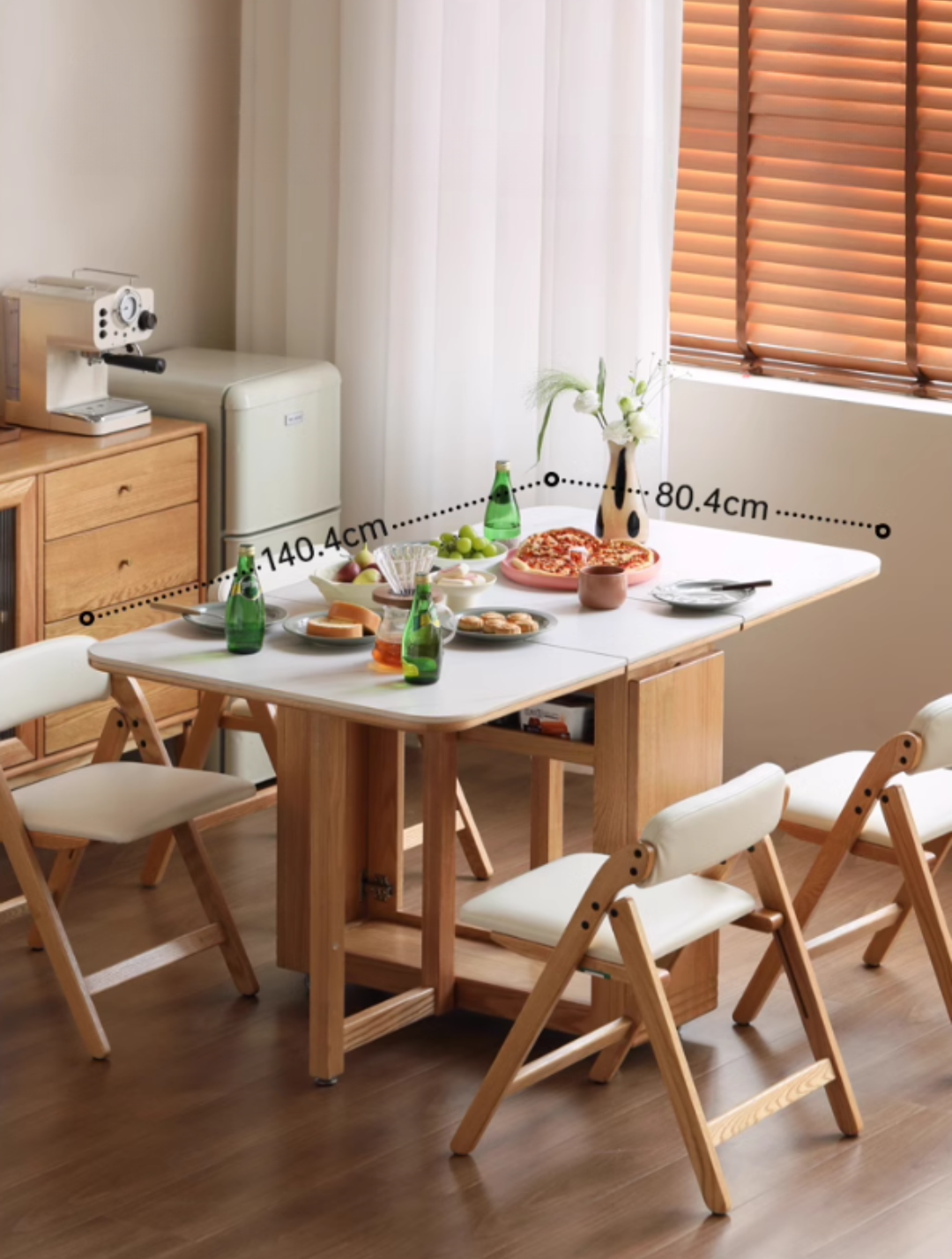 Mori Home - Butterfly 岩板摺疊餐桌