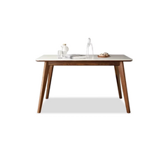 <tc>Walnut Sintered Stone Dining Table</tc>