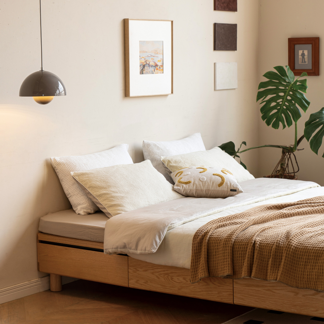 Embrace 實木床架-mori home