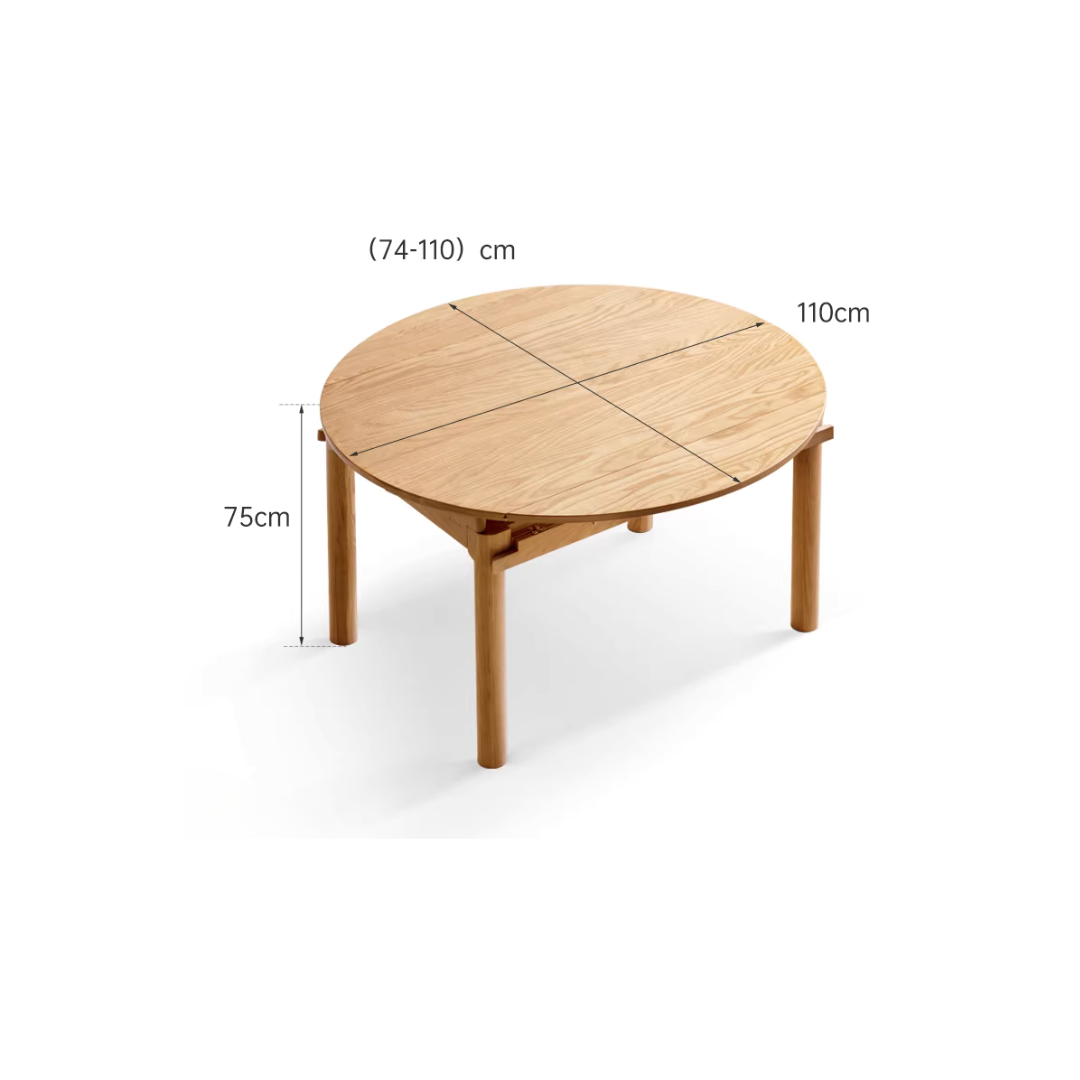 Mori Home - Rocky 可調節圓餐桌