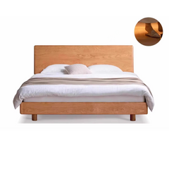 <tc>Hval Cherrywood Floating Bed</tc>