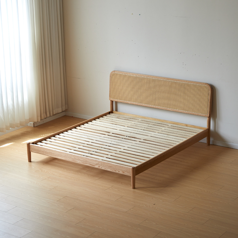 Rattan V 實木床架-mori home Rattan V 實木床架-mori home