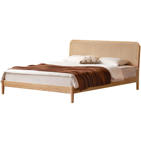 Rattan V 實木床架-mori home Rattan V 實木床架-mori home