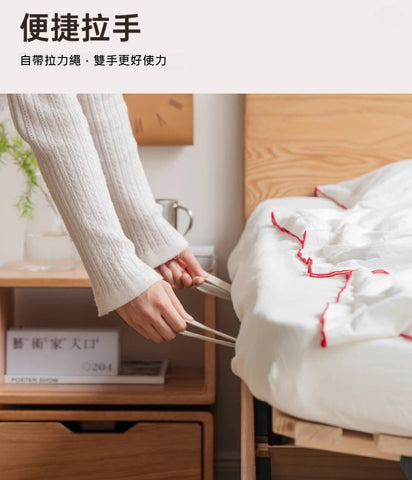 Mori Home - Yuno 側開實木油壓床 Mori Home - Yuno 側開實木油壓床