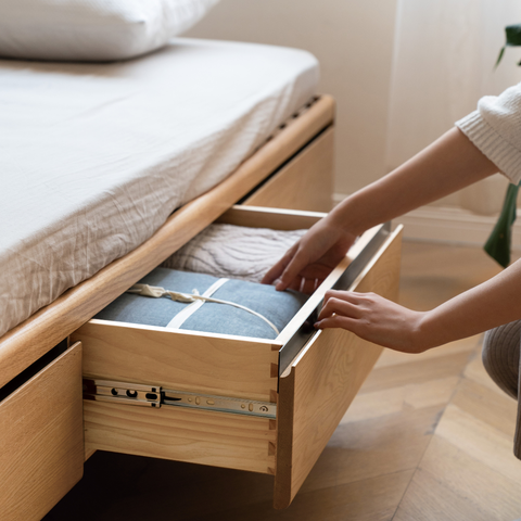 Embrace 實木床架-mori home Embrace 實木床架-mori home