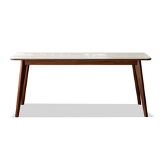 <tc>Walnut Sintered Stone Dining Table</tc>
