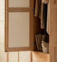 Mori Home - Rattan 實木組合衣櫃