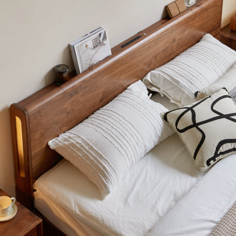 Mori Home - Galaxy 胡桃木油壓床 Mori Home - Galaxy 胡桃木油壓床