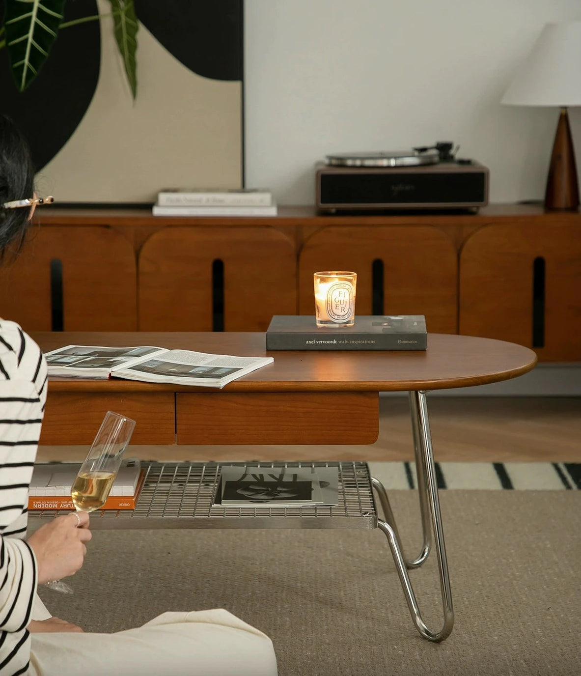 Mori Home - UFO 不鏽鋼實木茶几