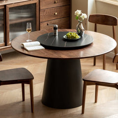 Mori Home - Monet 岩板實木圓桌