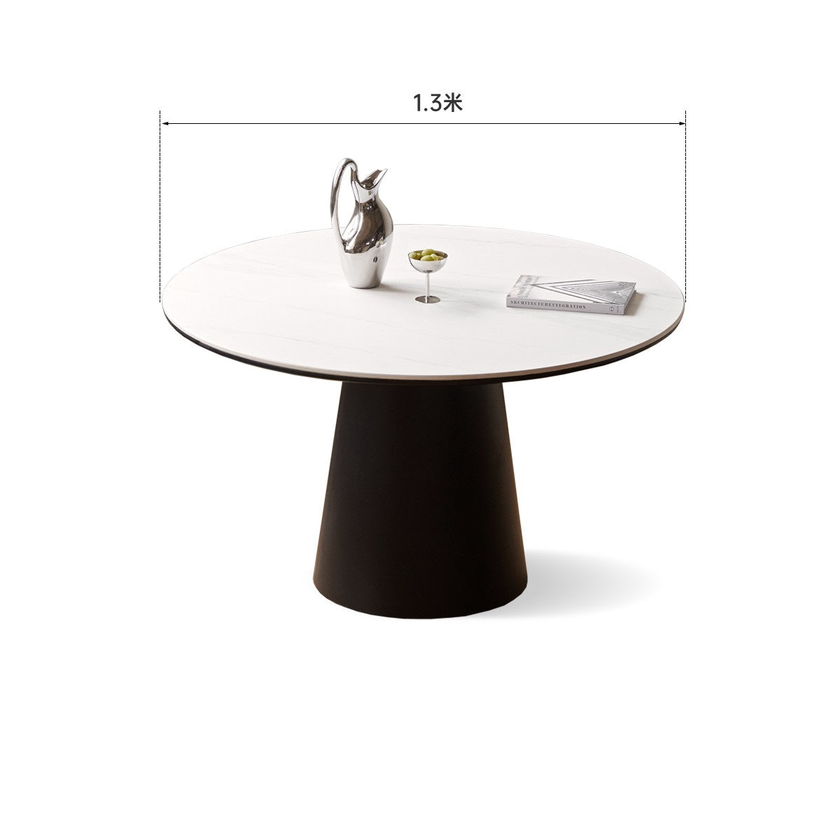 Mori Home - Monet 岩板實木圓桌