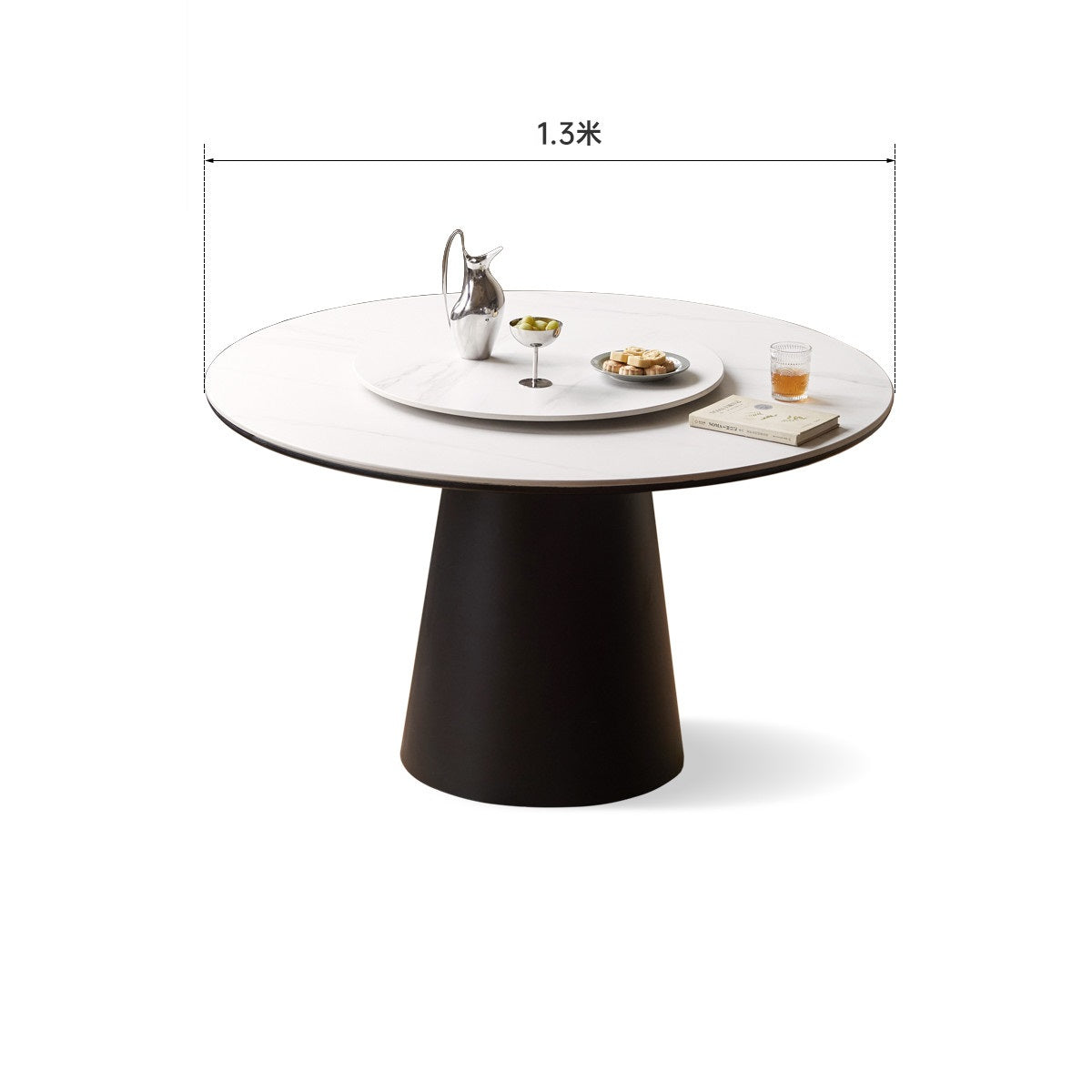 Mori Home - Monet 岩板實木圓桌