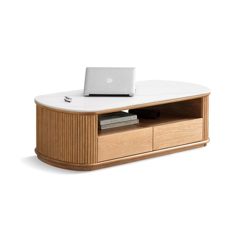 Mori Home - Rocky 原木岩板圓茶几 Mori Home - Rocky 原木岩板圓茶几