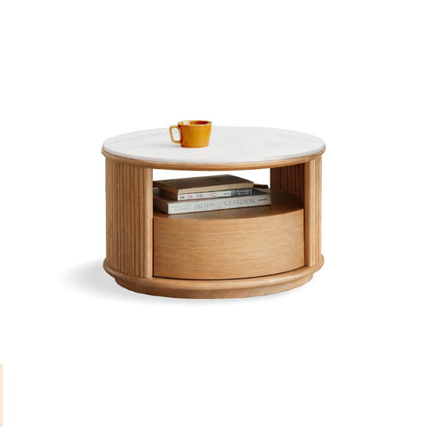 Mori Home - Rocky 原木岩板圓茶几 Mori Home - Rocky 原木岩板圓茶几