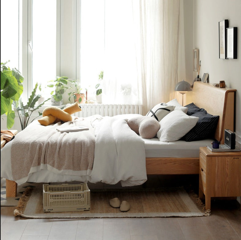 Mori Home - Seattle Oakwood 實木床架