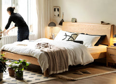 Mori Home - Seattle Oakwood 實木床架