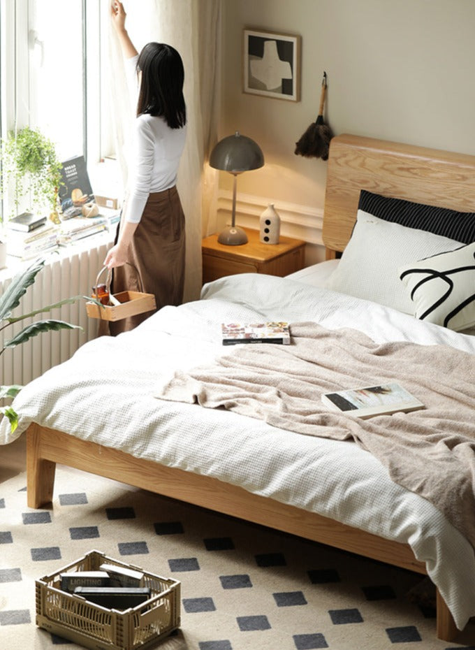 Mori Home - Seattle Oakwood 實木床架