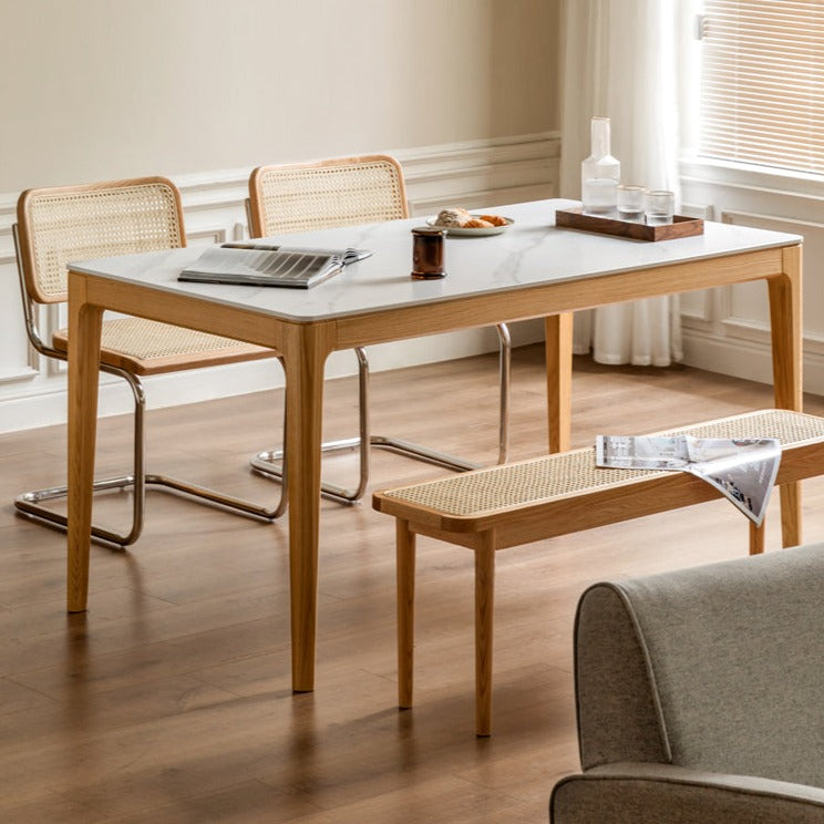 Mori Home - Rotterdam 岩板面橡木餐桌