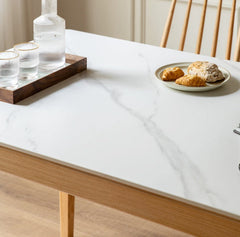 Mori Home - Rotterdam 岩板面橡木餐桌