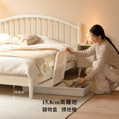 Mori Home - White Lily 實木床架