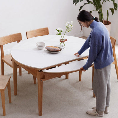 Mori Home - Rocky 可調節圓餐桌