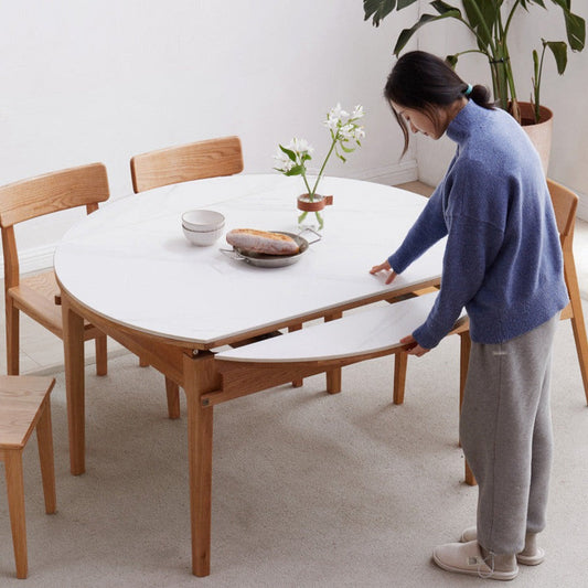 Mori Home - Rocky 可調節圓餐桌