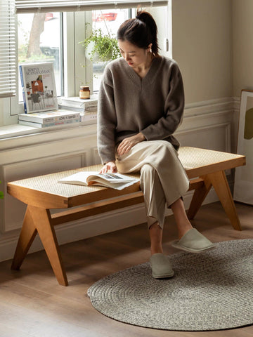 Mori Home - Chandigarh 藤編長椅 Mori Home - Chandigarh 藤編長椅