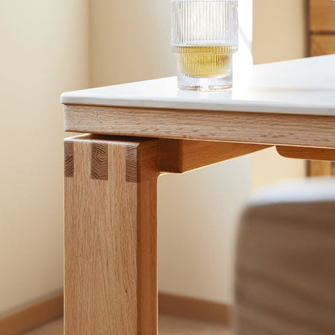 Mori Home - Hvit Stein 實木岩板餐桌 Mori Home - Hvit Stein 實木岩板餐桌