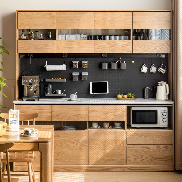 Mori Home - Nordic 組合實木餐邊櫃