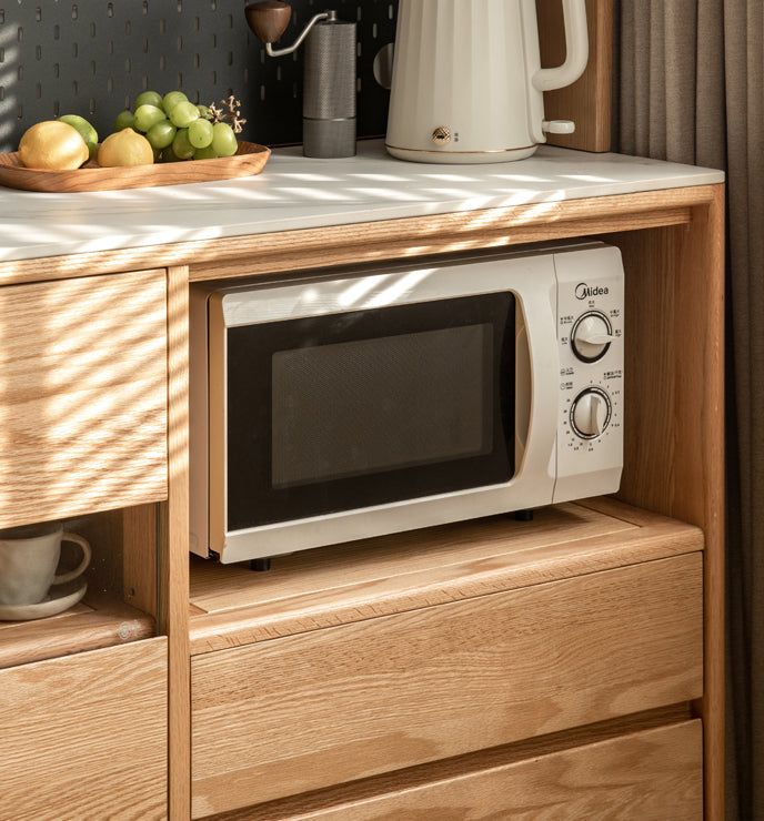 Mori Home - Nordic 組合實木餐邊櫃