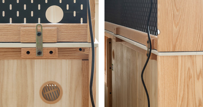 Mori Home - Nordic 組合實木餐邊櫃