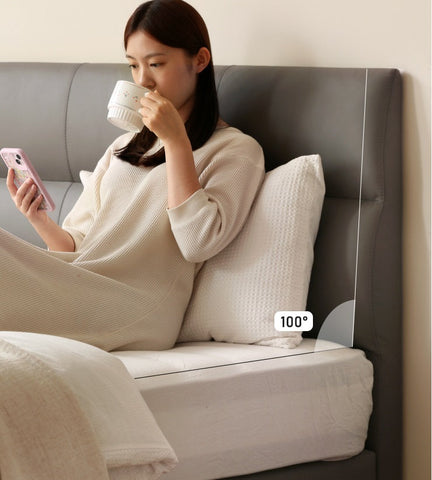 Mori Home - Morden 真皮軟包實木床架 Mori Home - Morden 真皮軟包實木床架