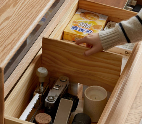 Mori Home - Maxi 座地實木電視櫃(內置LED燈) Mori Home - Maxi 座地實木電視櫃(內置LED燈)