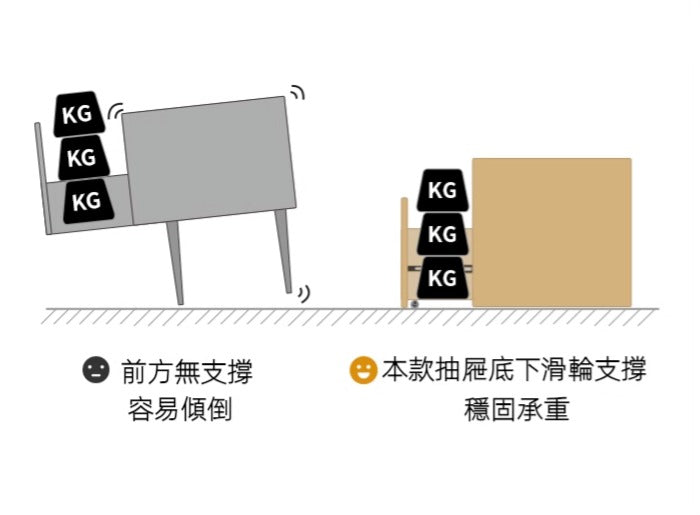 Mori Home - Maxi 座地實木電視櫃(內置LED燈)