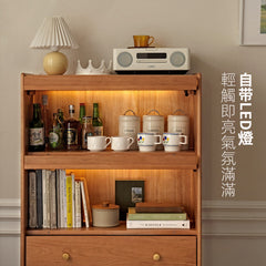 Mori Home - Cherry Rain 實木LED燈餐邊櫃