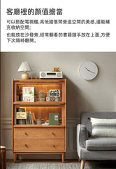 Mori Home - Cherry Rain 實木LED燈餐邊櫃