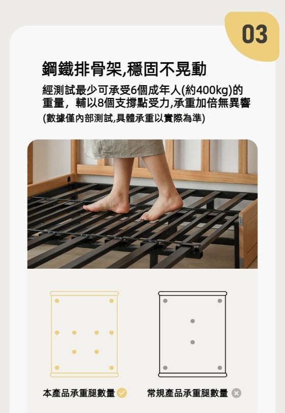 Mori Home - Denmark 實木梳化床