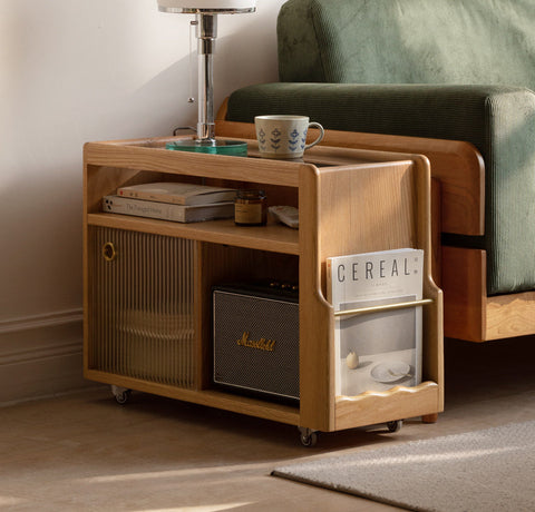 Mori Home - Bussen 玻璃移動茶几 Mori Home - Bussen 玻璃移動茶几