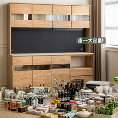 Nordic 組合實木餐邊櫃