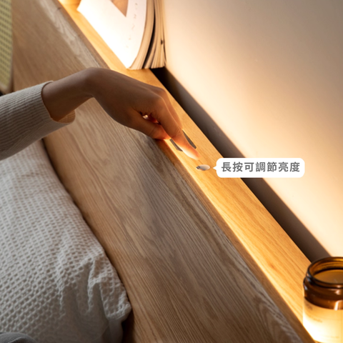 Dora LED燈連櫃桶油壓床