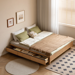 Embrace 實木床架-mori home